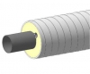 Трубы стальные  с тепловой изоляцией из пенополиуретана в оцинкованной оболочке с каналом под кабель обогрева, ГОСТ 30732-2006
